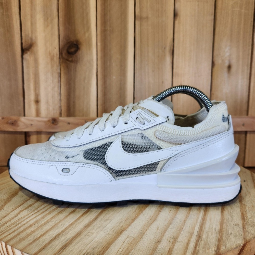 Nike Waffle One Shoes Womens 10 White Mesh‎ Running Sneakers Athletic DC2533-103